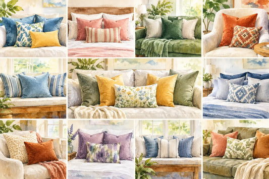 12 Cushion Arrangement Ideas That Always Work