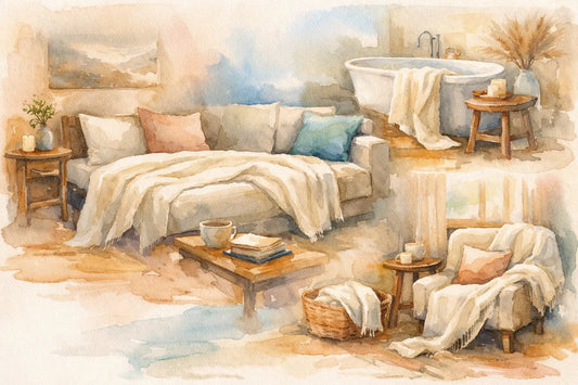 How to Style Plain Blankets in Every Room