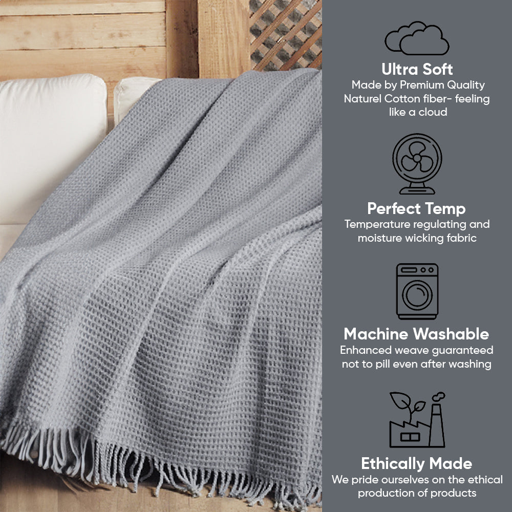 Why a Natural Scottish Cotton Throw Works