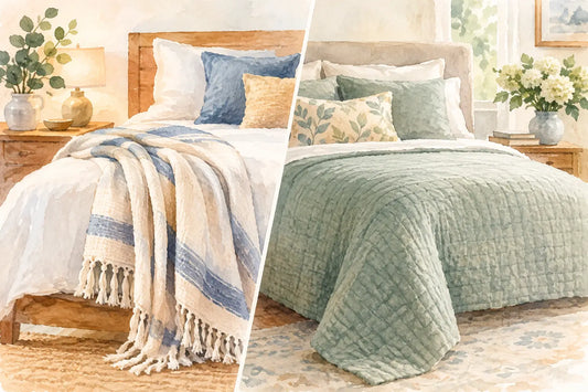 Cotton Throw or Bedspread for Your Bedroom?