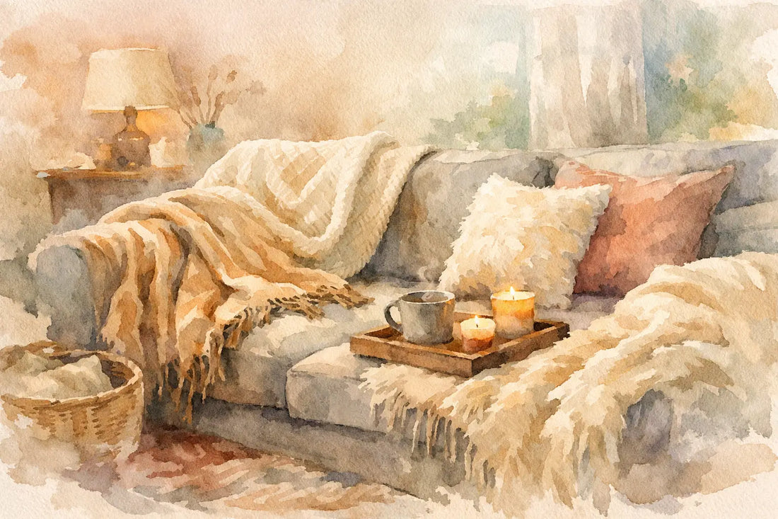 How to Style Throws for a Cosy Home