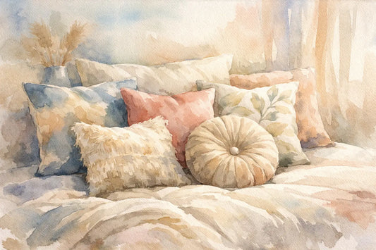 How to Style Bed Cushions Beautifully