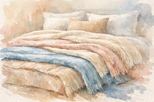 How to Layer Bed Blankets Beautifully