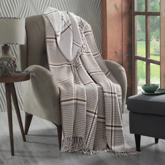 Scottish Cotton Blanket – Tartan