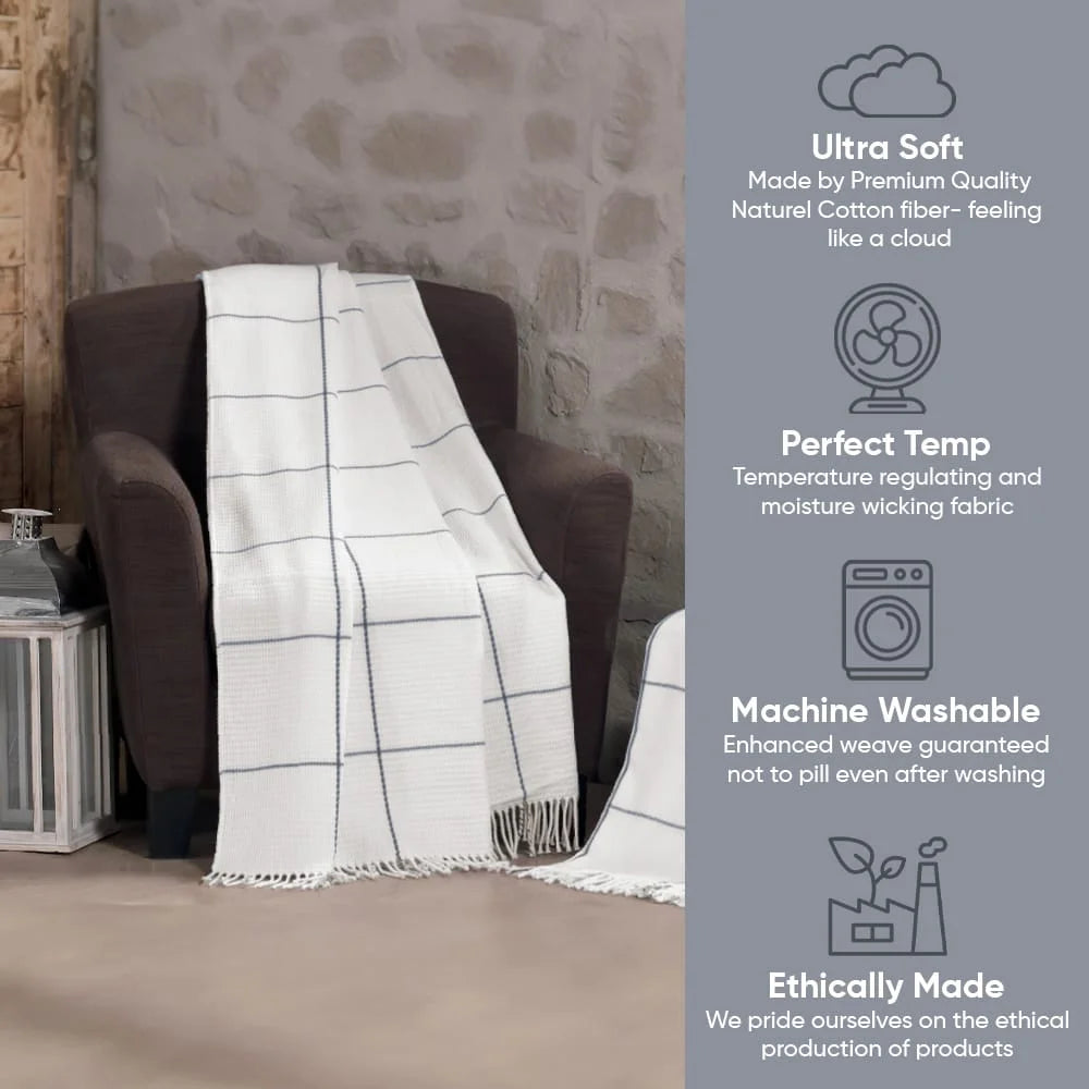 Scottish Cotton Blanket – Tartan