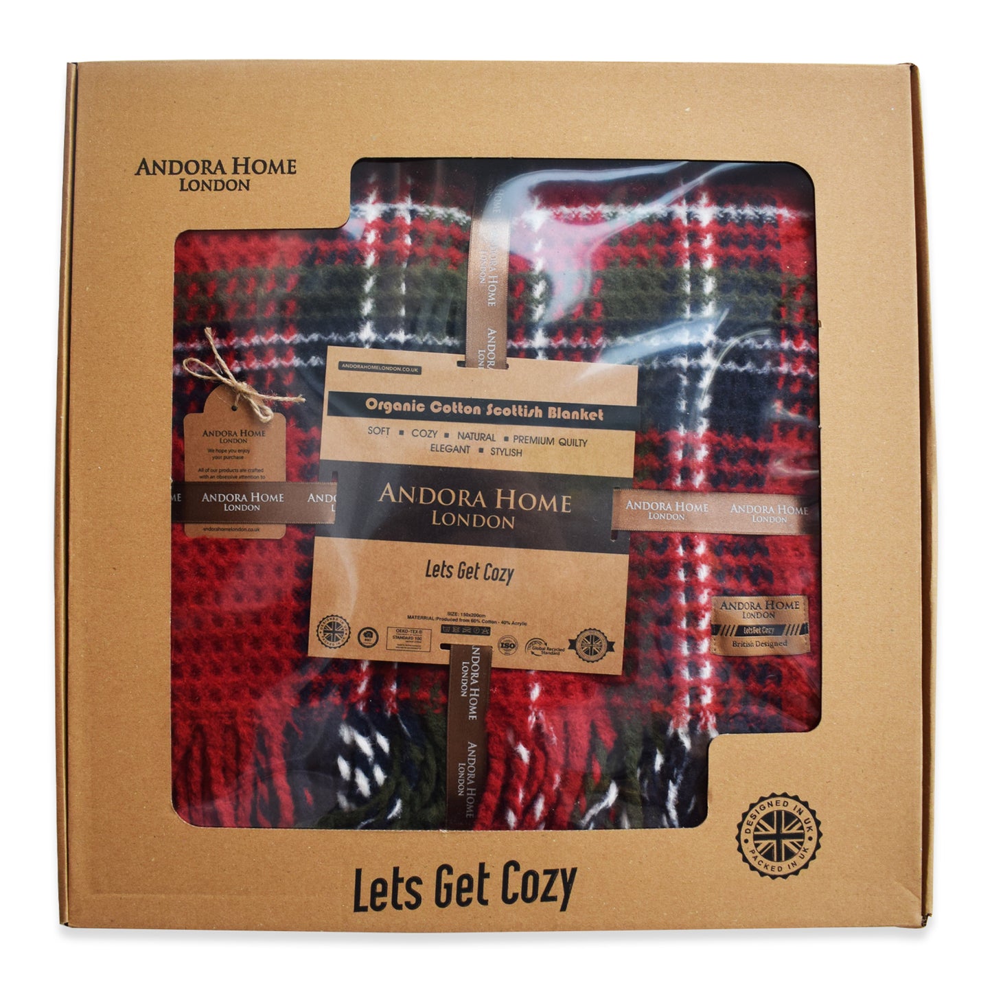 Scottish Cotton Blanket – Tartan