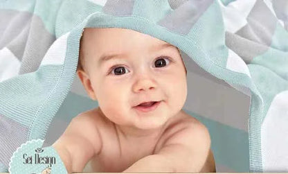 Organic Cotton Baby Knitted Blankets - Bangor