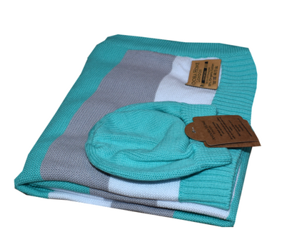 Organic Cotton Baby Knitted Blankets - Bangor