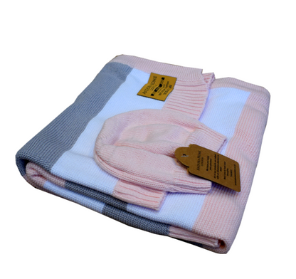 Organic Cotton Baby Knitted Blankets - Bangor