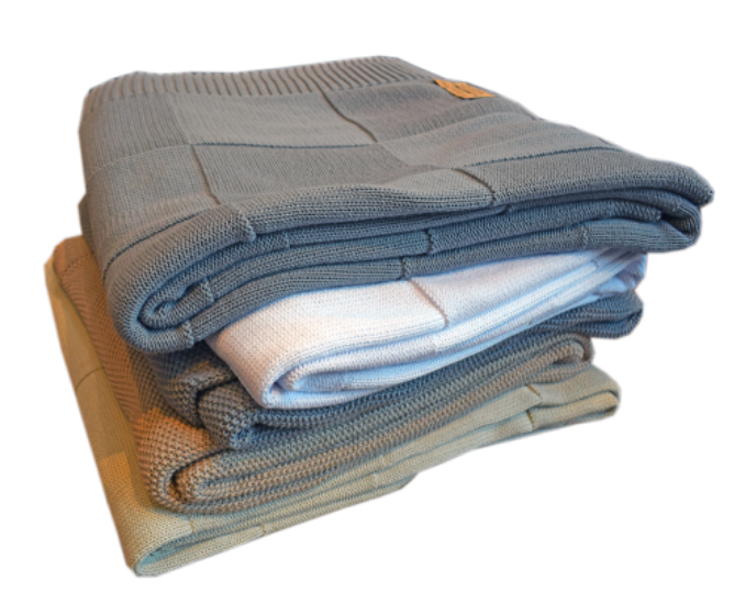 Organic Cotton Knitted Blankets - Blarney