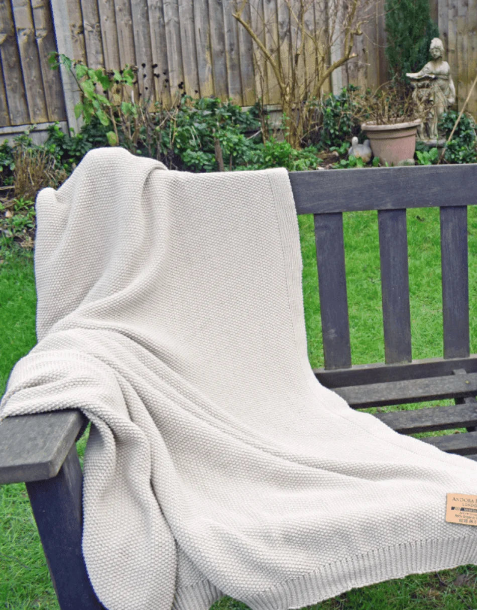 Organic Cotton Knitted Blankets - Galway