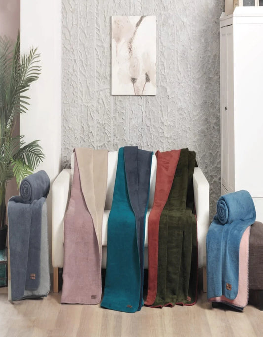 Antibacterial Cotton Plain Blankets - Glasgow