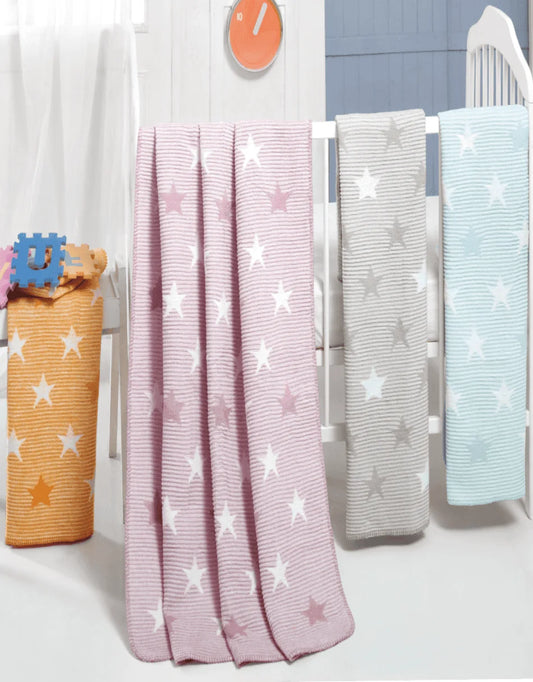 Cotton Baby Blankets - Star